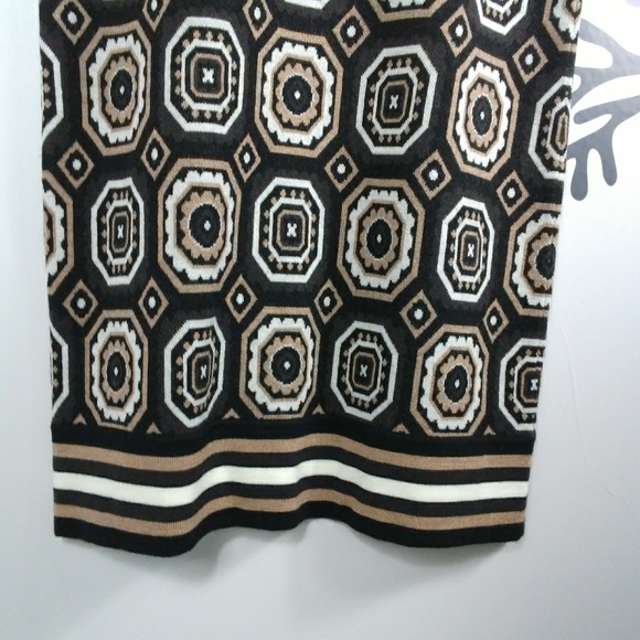 W by Worth Sleeveless knit dress Geometric - Picture 4 of 8